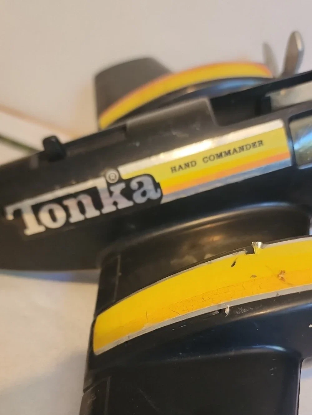 Tonka Black and Yellow Twin-Prop Toy Airplane